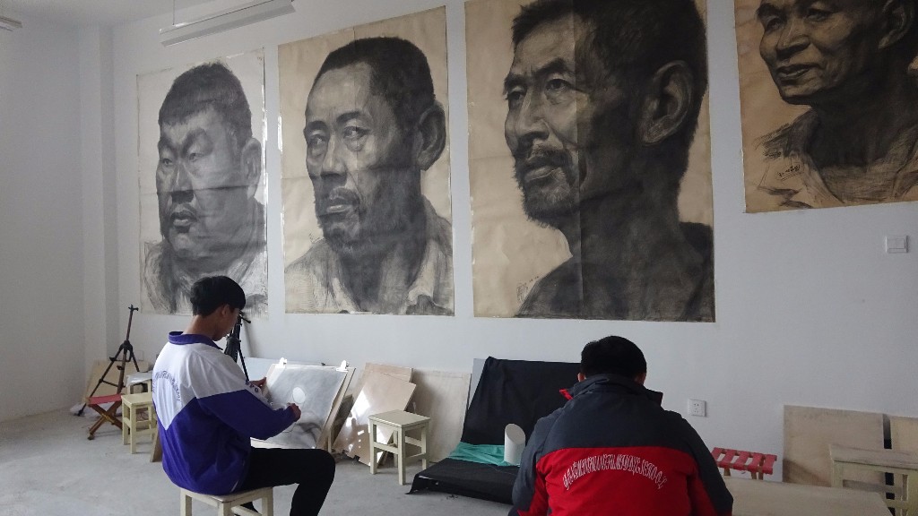 万福中学画室